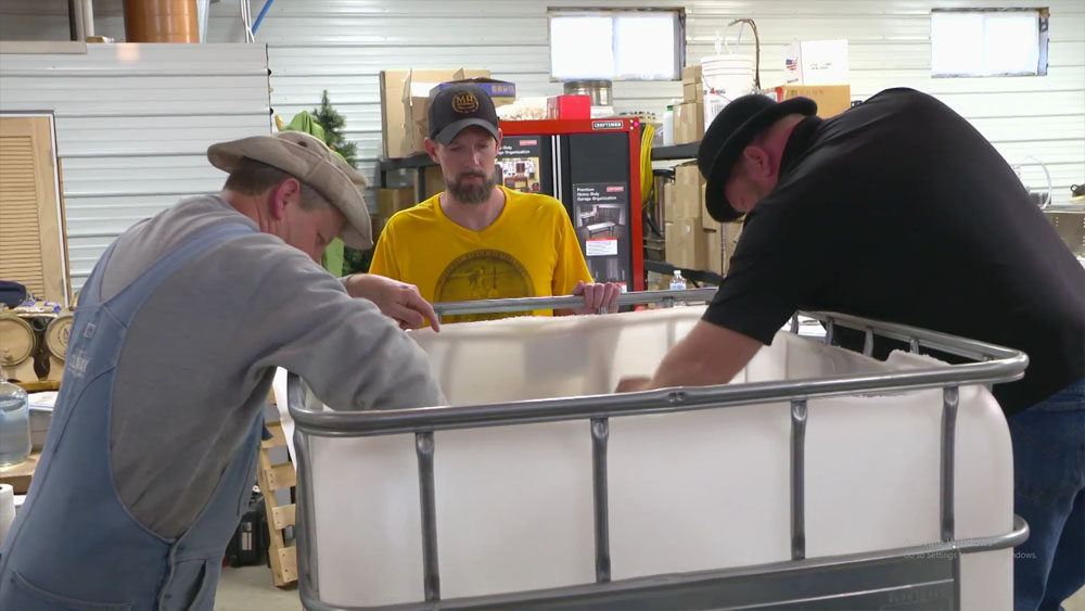 Opening the fermenter up to natural air and wild yeasts