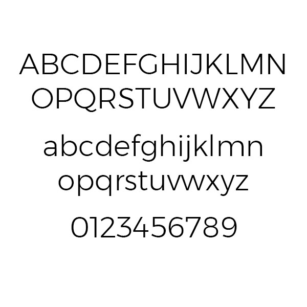 Montserrat Light - main body copy on website